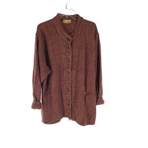 Elegant Brown Button-Up Tunic